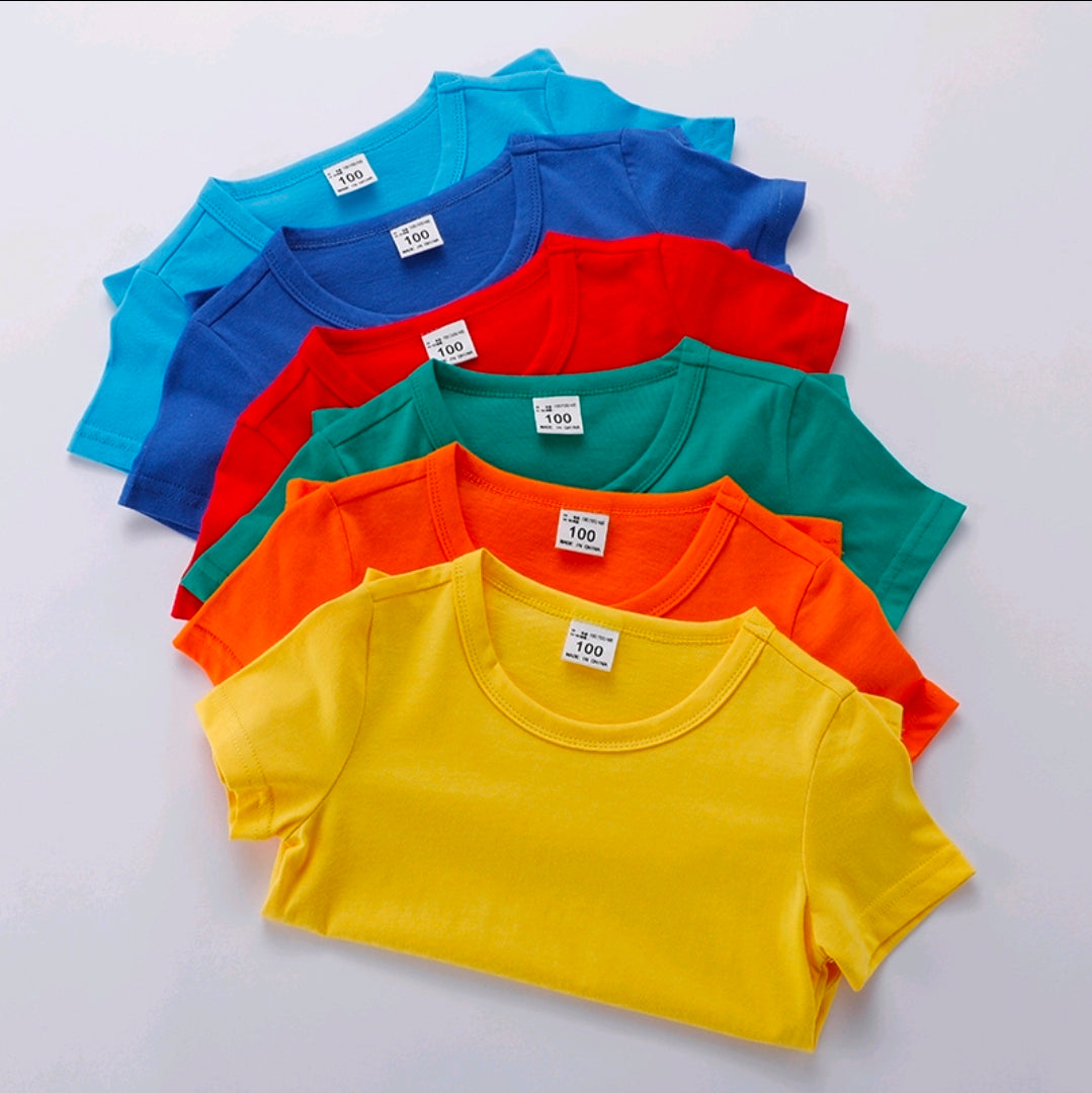 COLOURFUL COTTON KIDS T-SHIRT